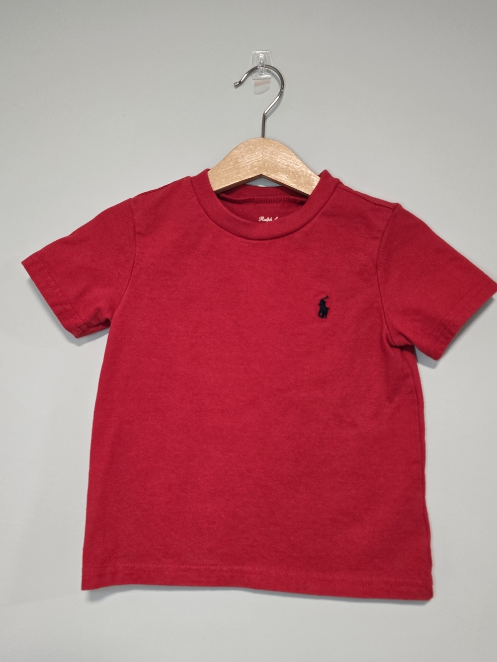 Polo by Ralph Lauren Red Classic Soft Cotton Tee.